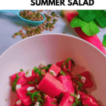 Easy summer watermelon salad recipe