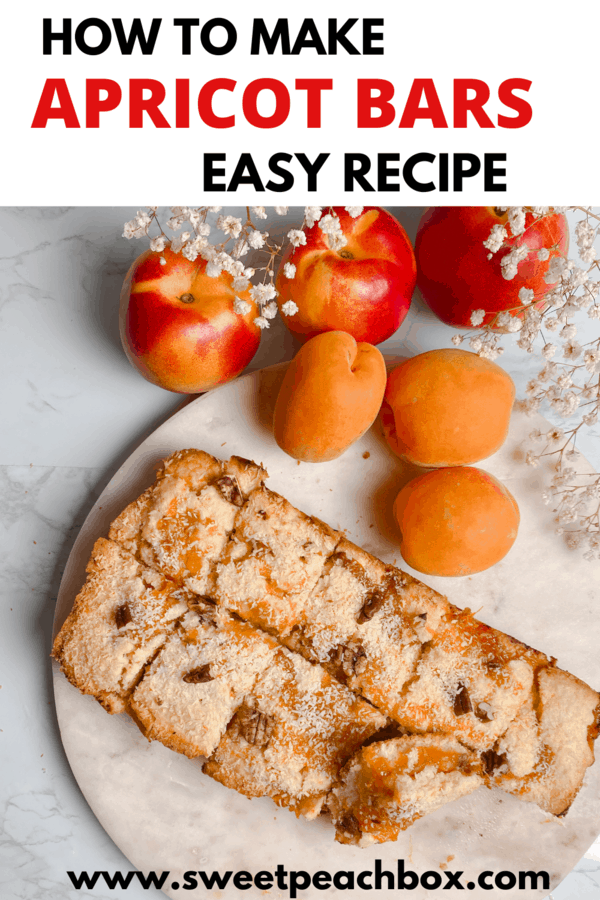 Easy Apricot bars recipe