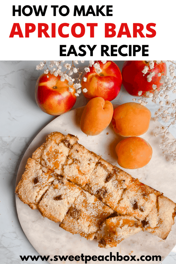 Easy to make apricot bars 