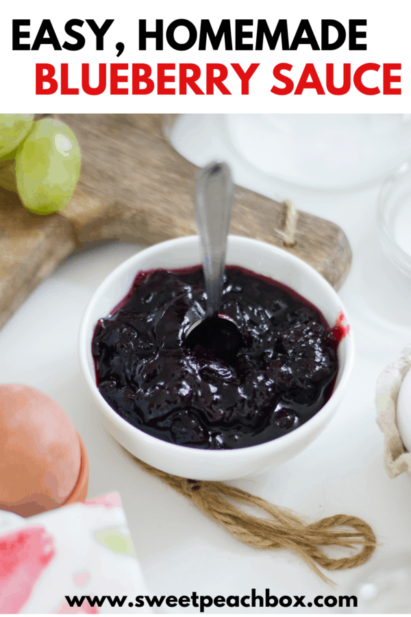 easy blueberry sauce recipe